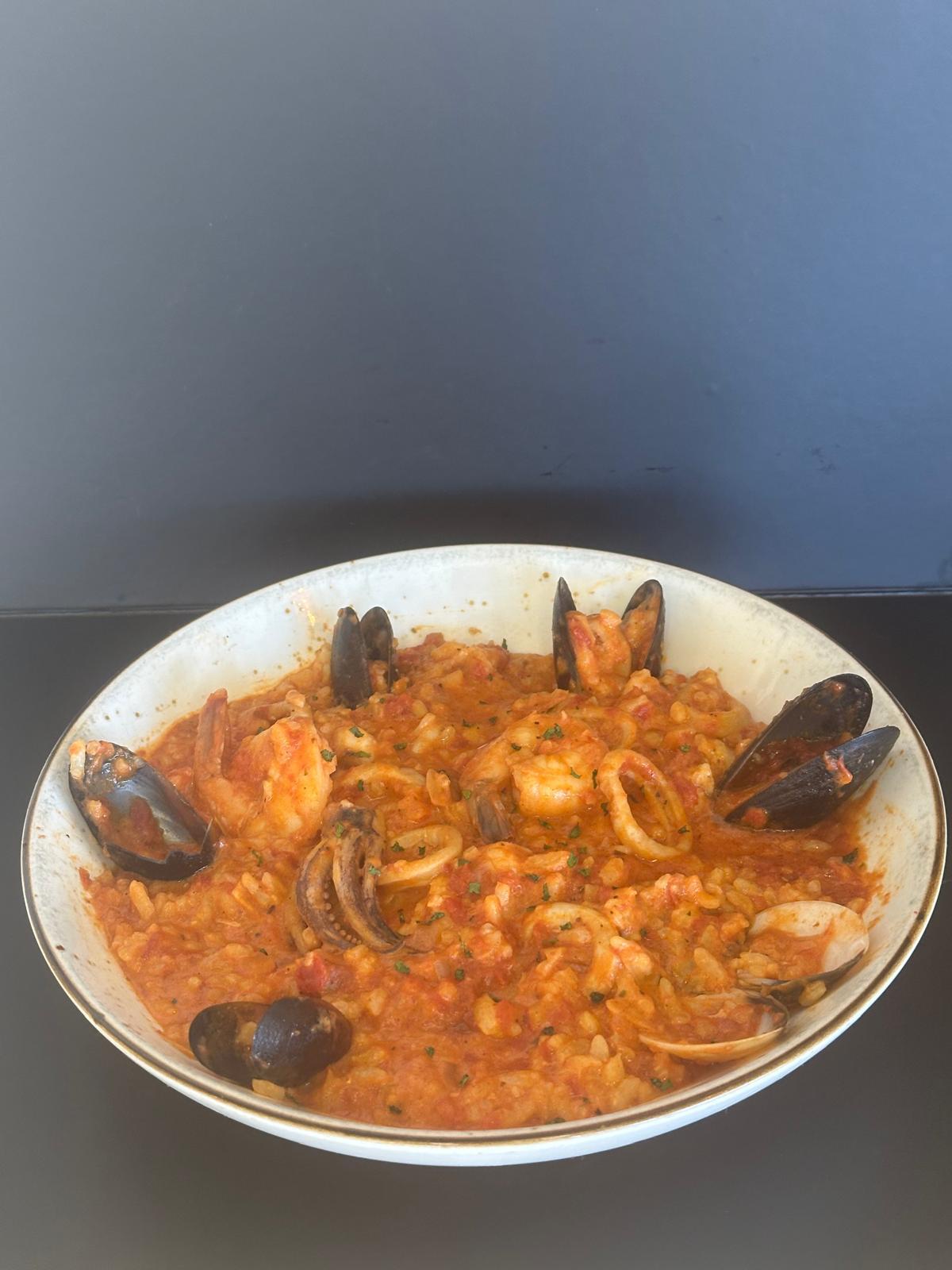 Rissotto Frutti di Mare*.