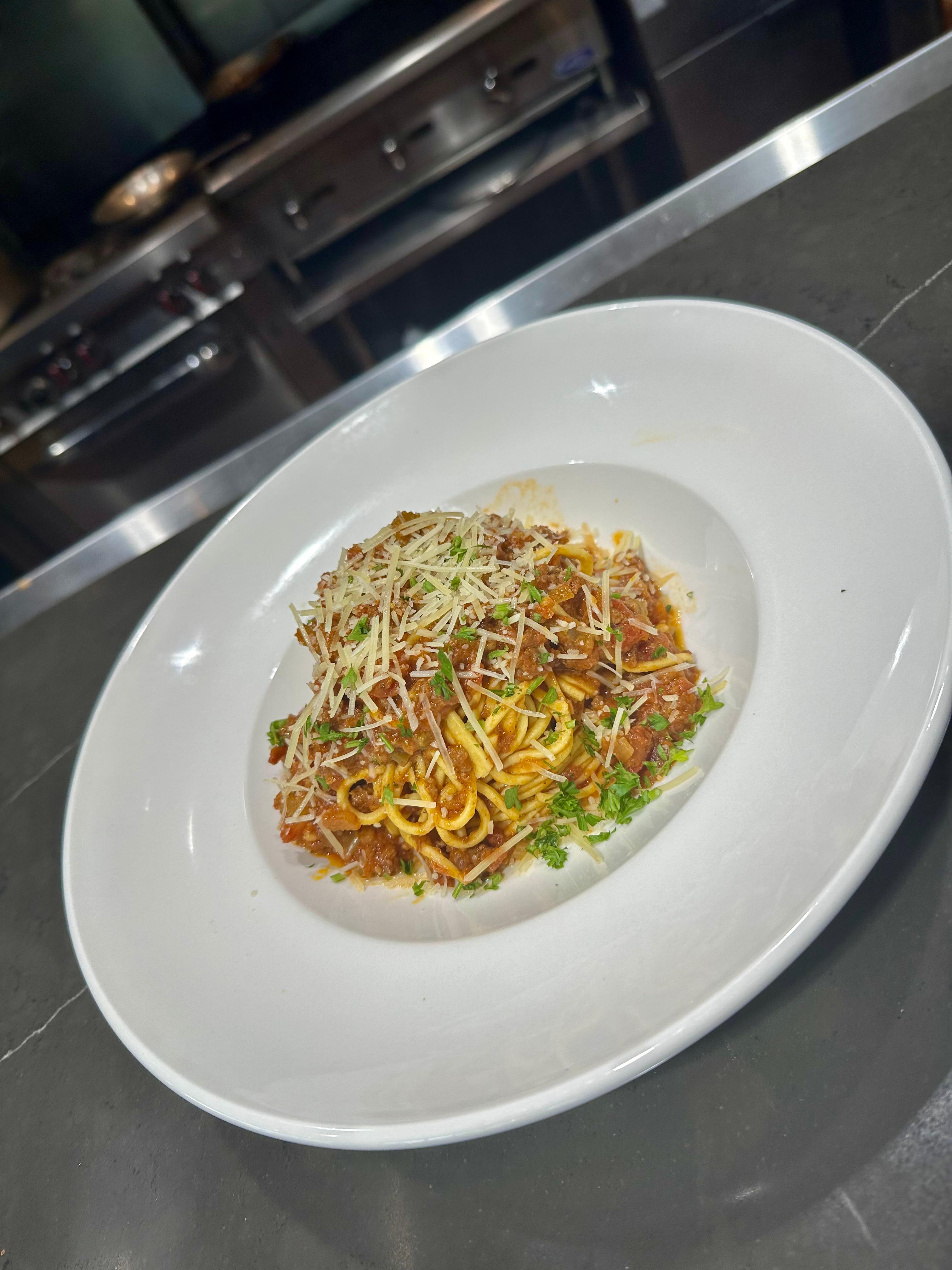 Spaghetti Bolognese.