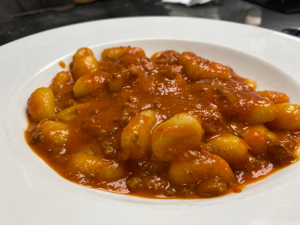 Gnocchi Alla Bolognese.