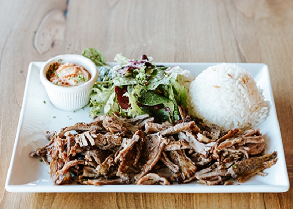 Lamb Shawarma Plate.