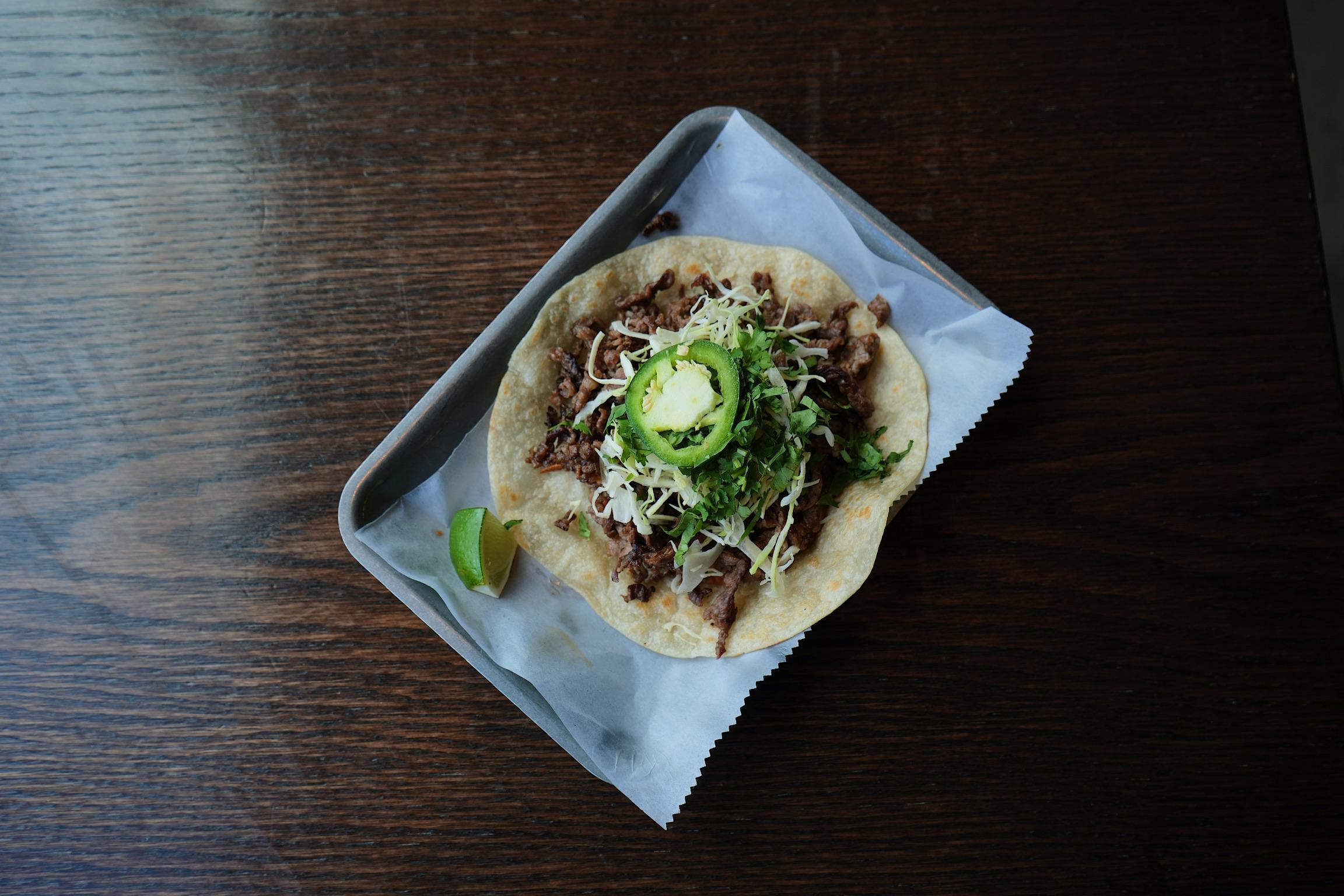 Steak Taco.