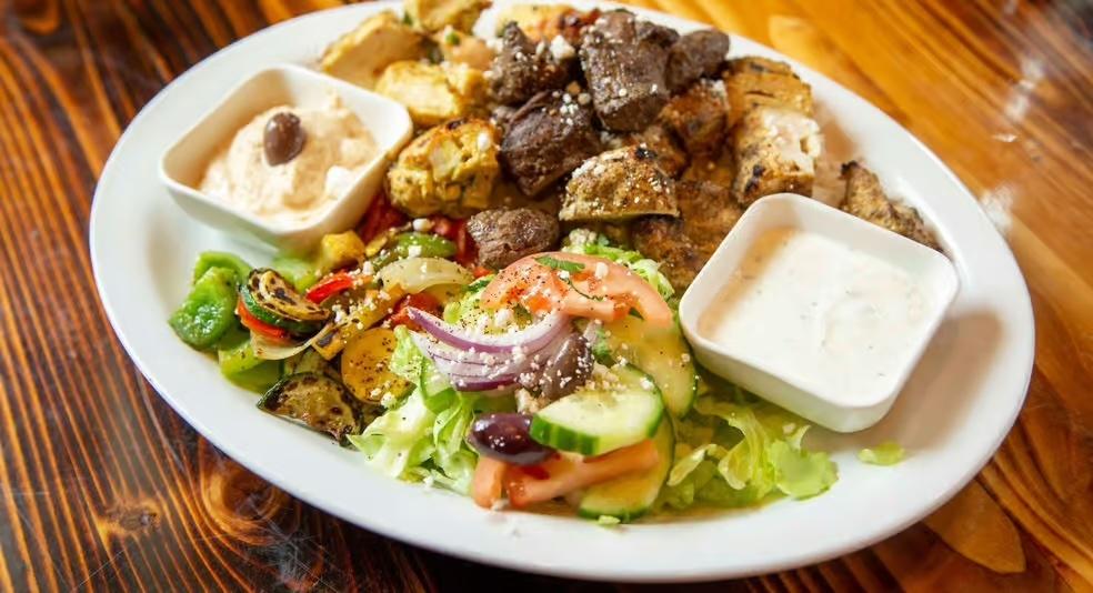 Mixed Kabab Platter.