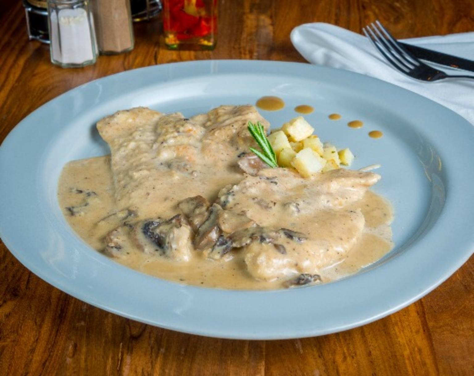 Chicken Marsala.