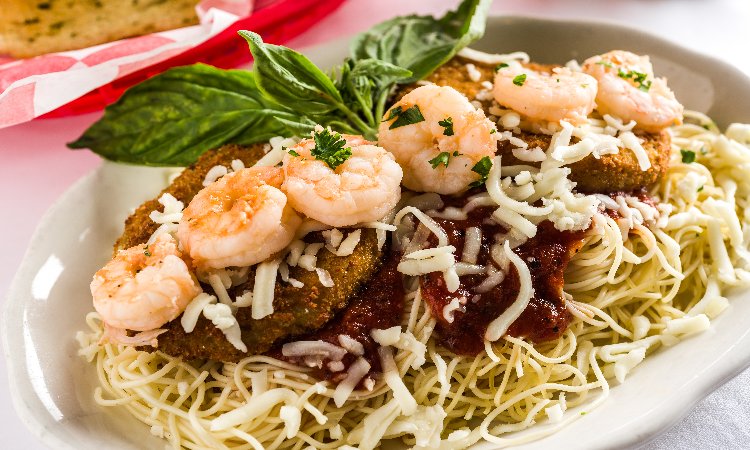 Shrimp & Eggplant Extraordinaire.