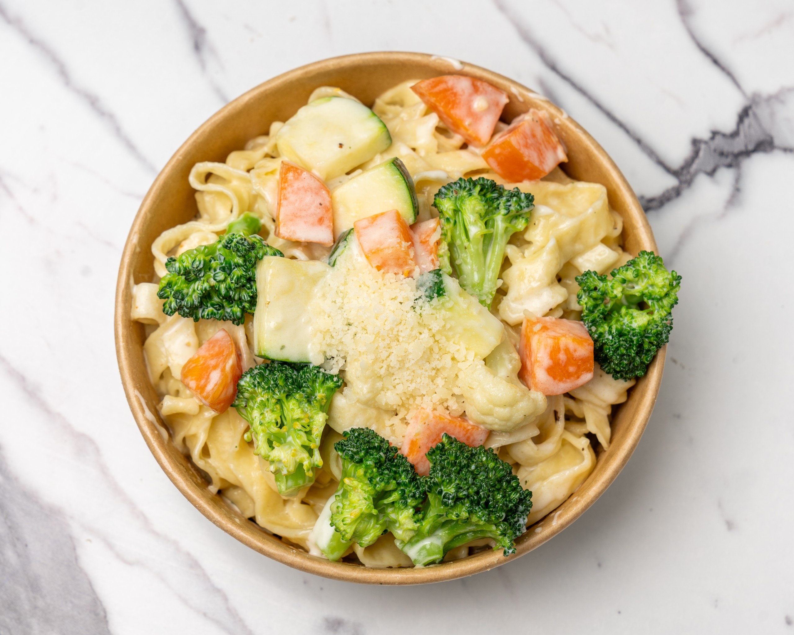 Pasta + Primavera Veggies.