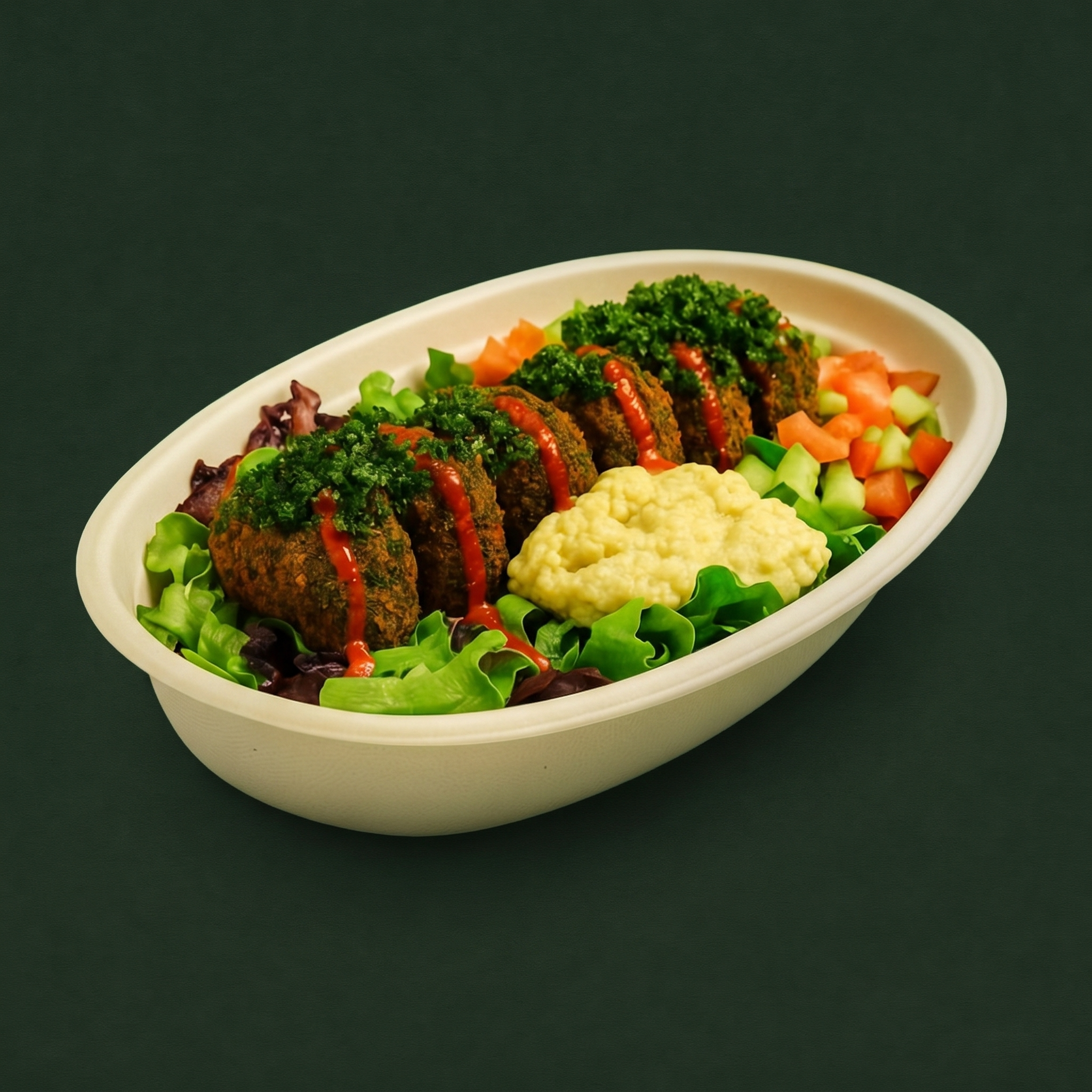 Vegan Falafel Bowl.