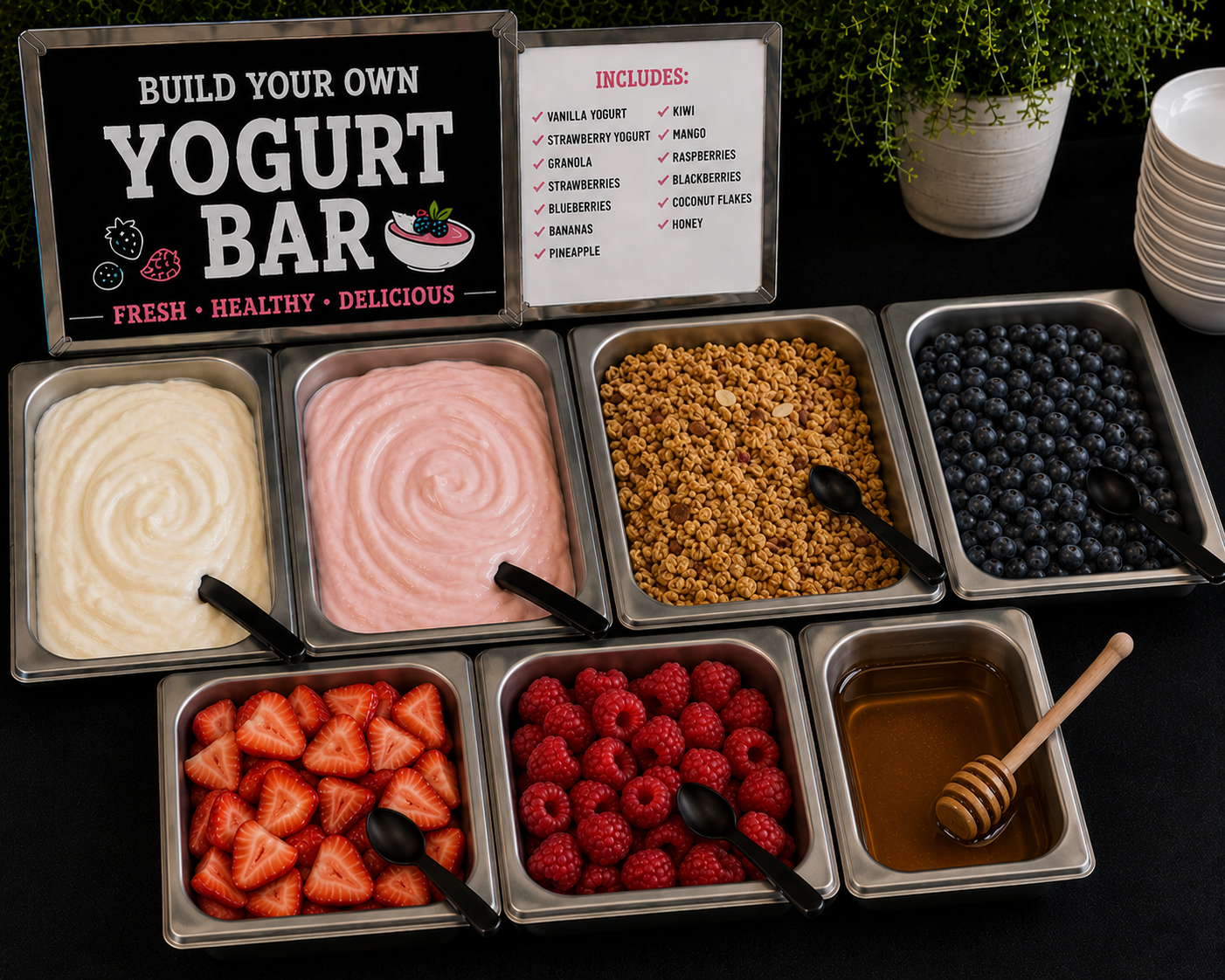 YOGURT BAR - CO (10 PERSON MIN).
