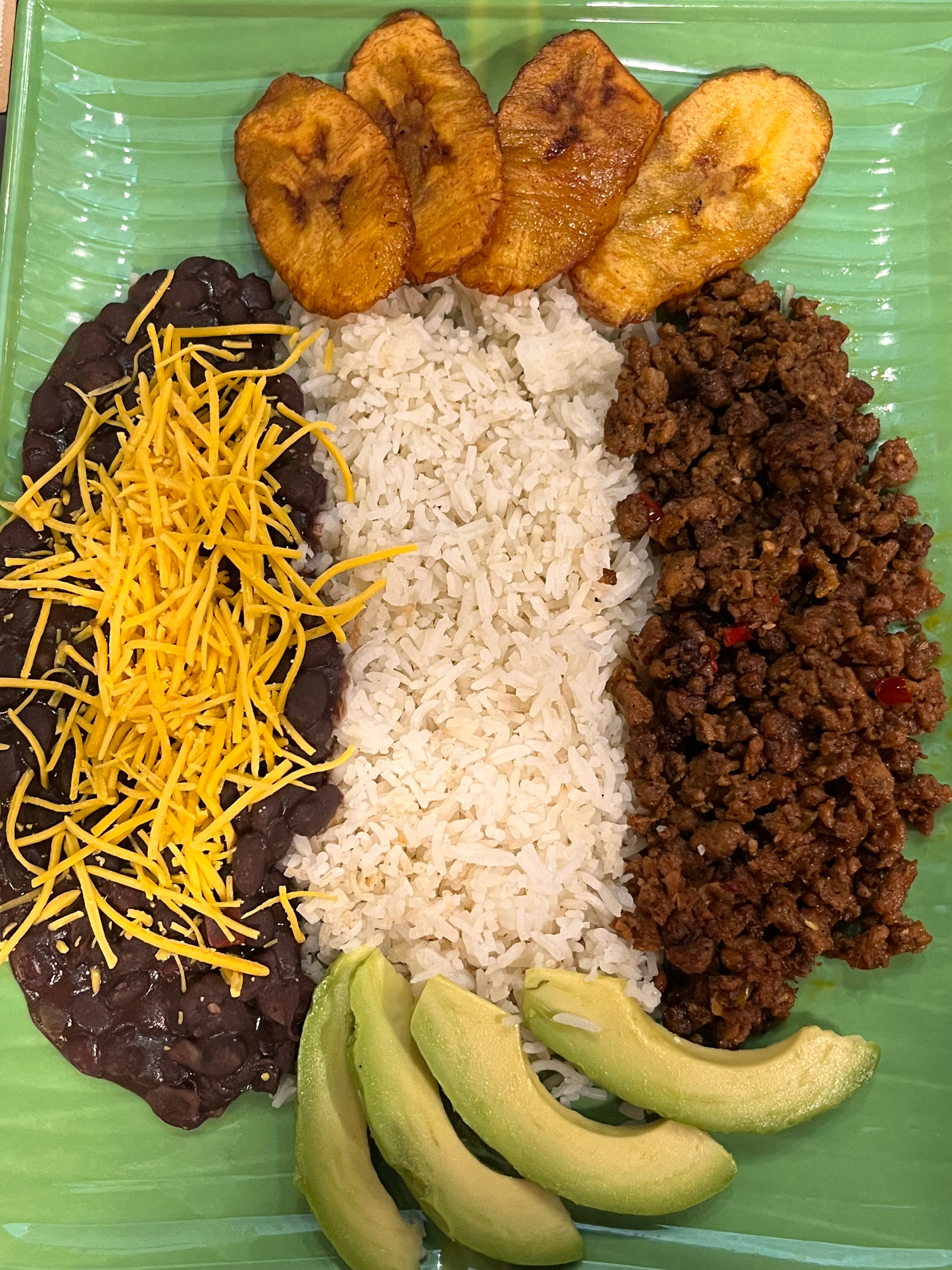 Vegan Pabellon Criollo.