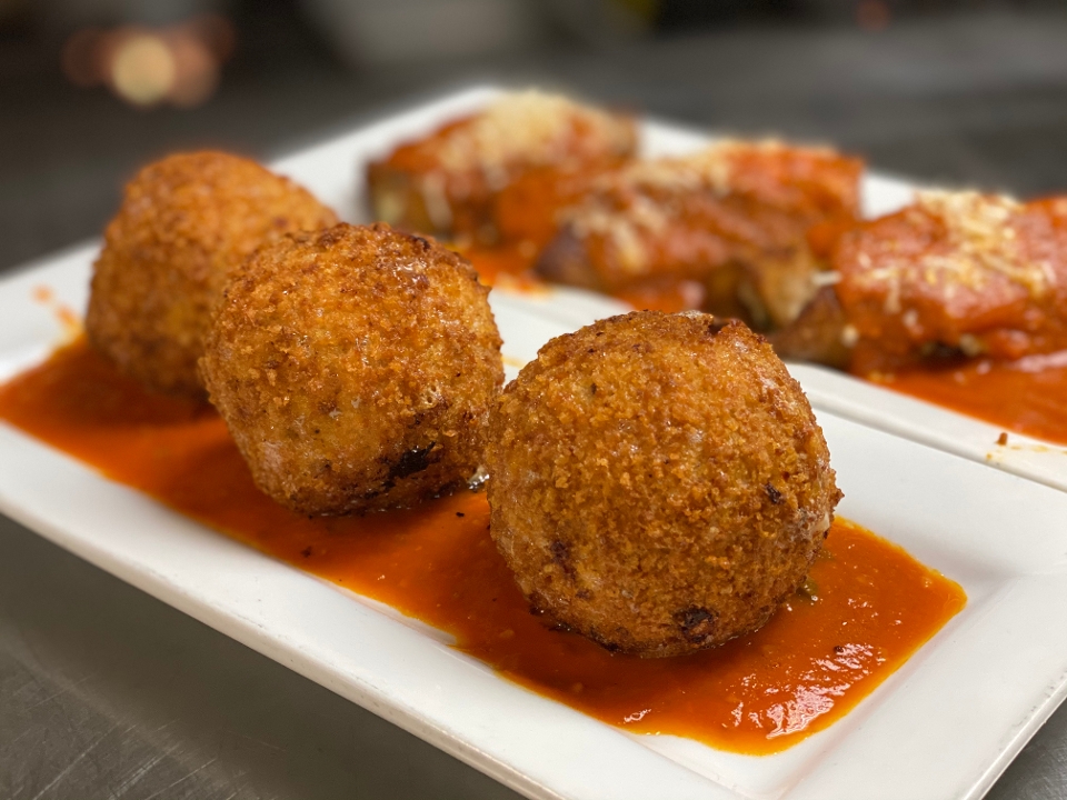 Arancini Rice Balls.