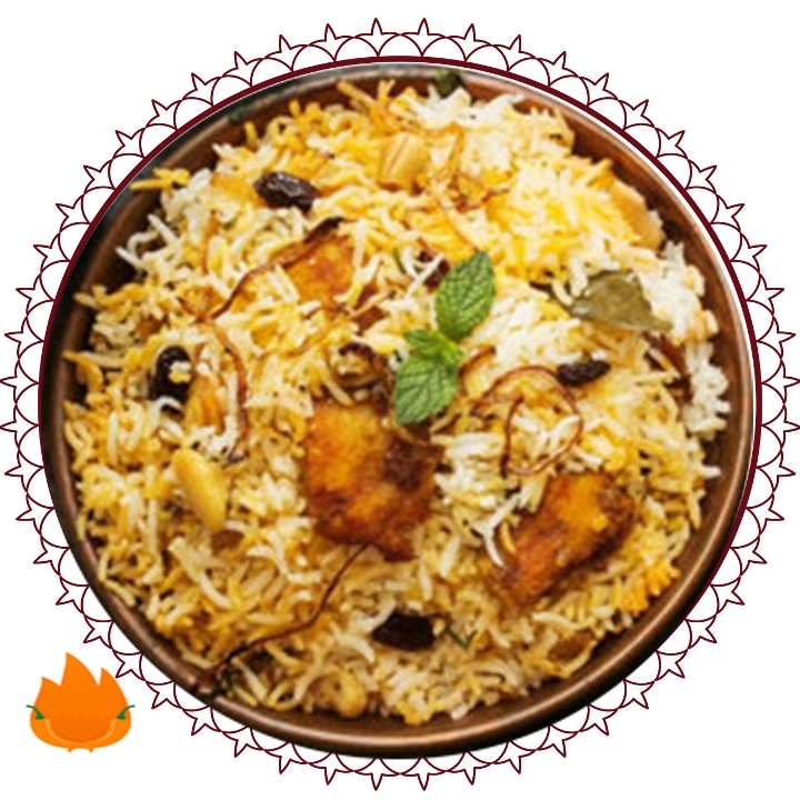 Dakshin Special Fish Biryani.