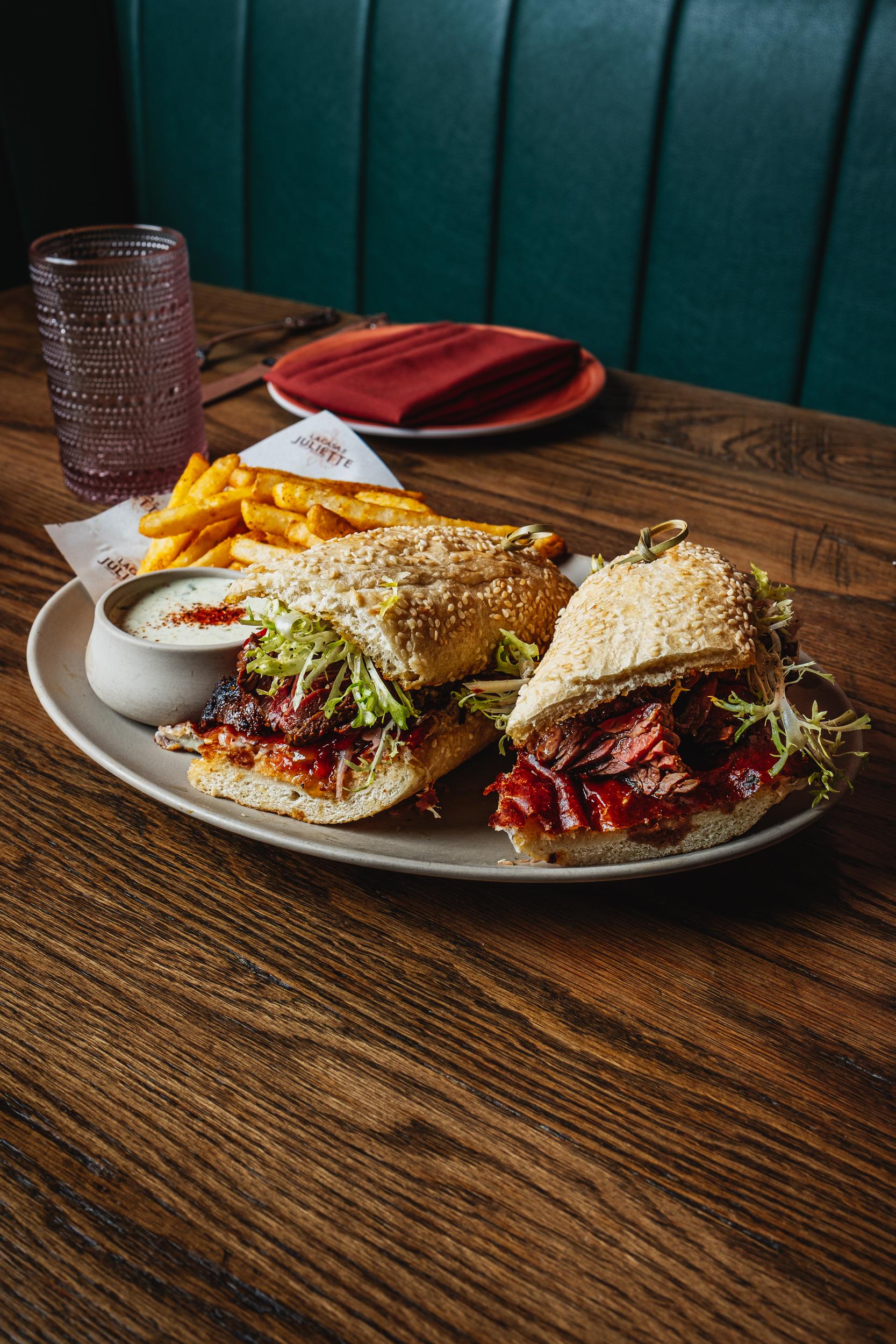 Steak Sandwich.