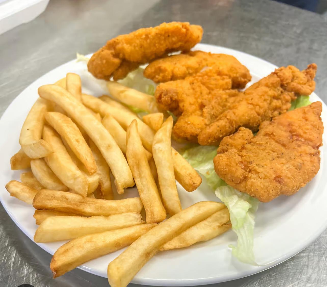 Chicken Tenders w/ Fries (4).