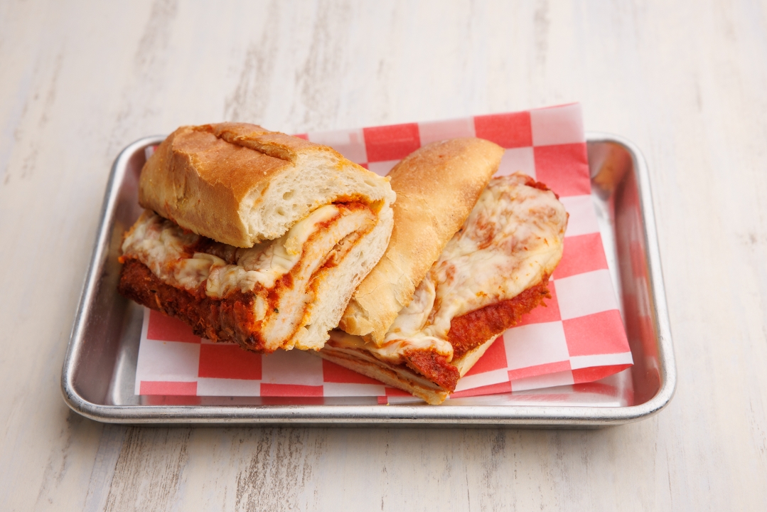Chicken Parmigiana Sub.