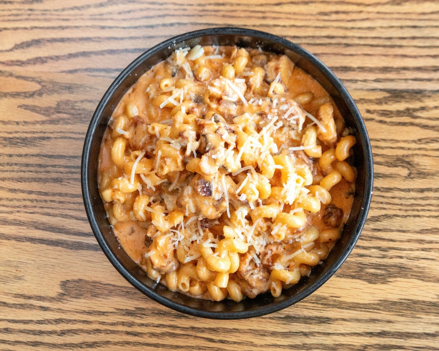 Buffalo Chicken Mac and Cheese.
