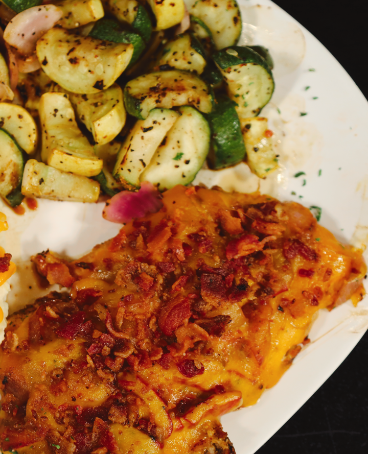 Smothered Chicken.