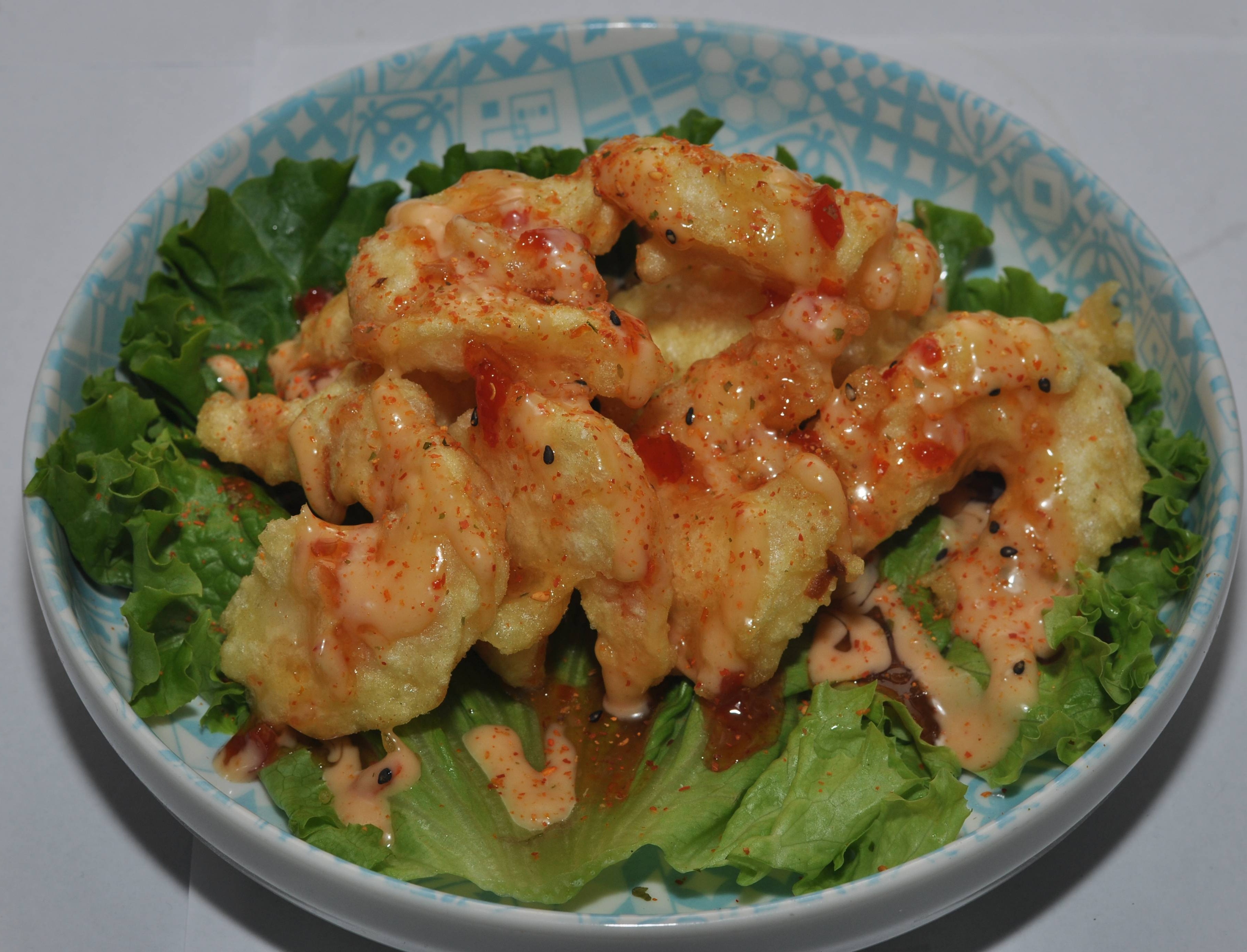 Sweet Chili Rock Shrimp Tempura AP.
