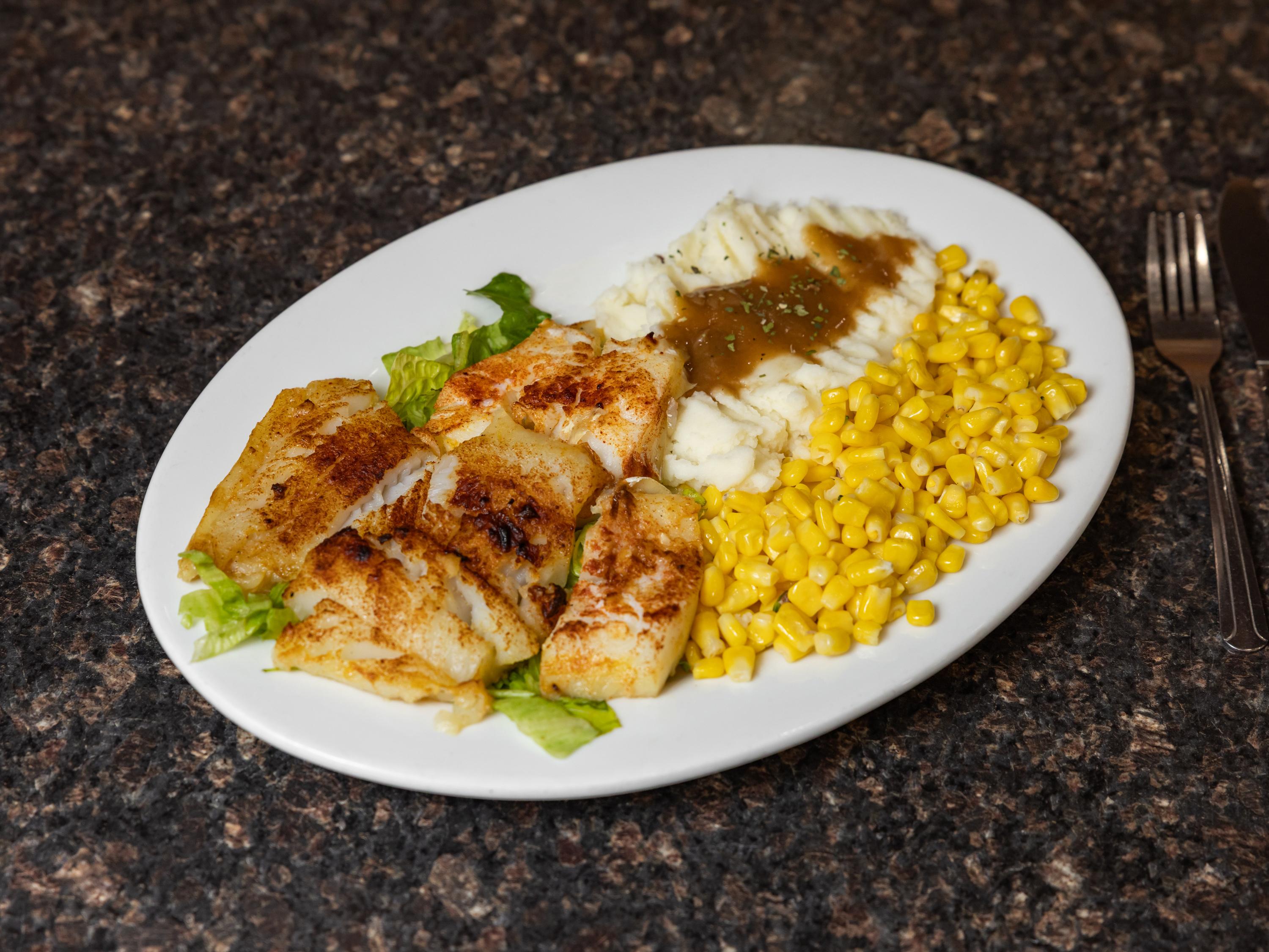 Cod Filet Platter.