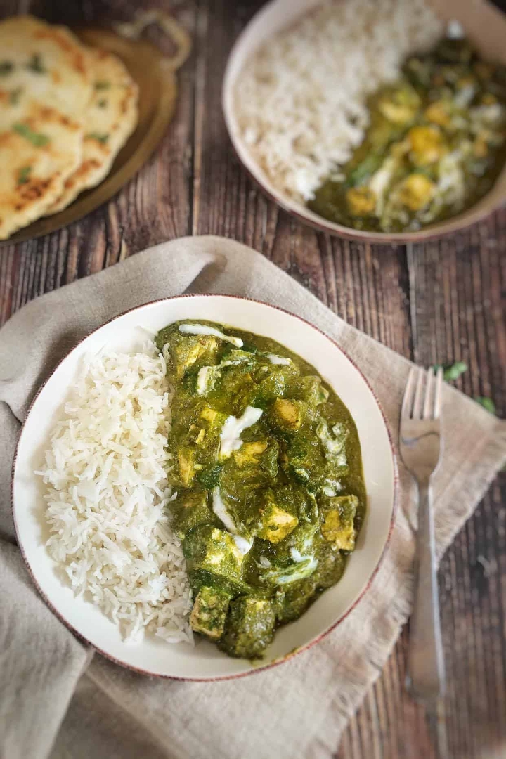 Saag Paneer Bowl.