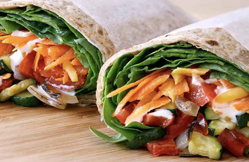 Vegetarian Wrap.