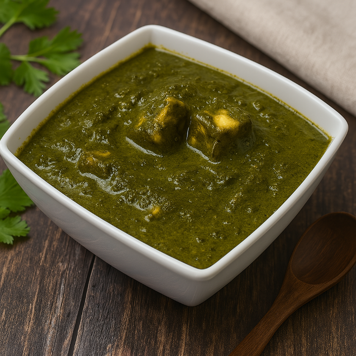 PALAK (SPINACH) PANEER.