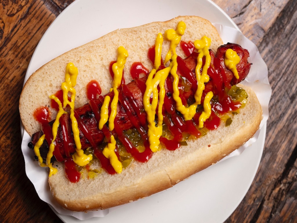 #10) Grilled HALAL Hot Dog + Fountain Drink.