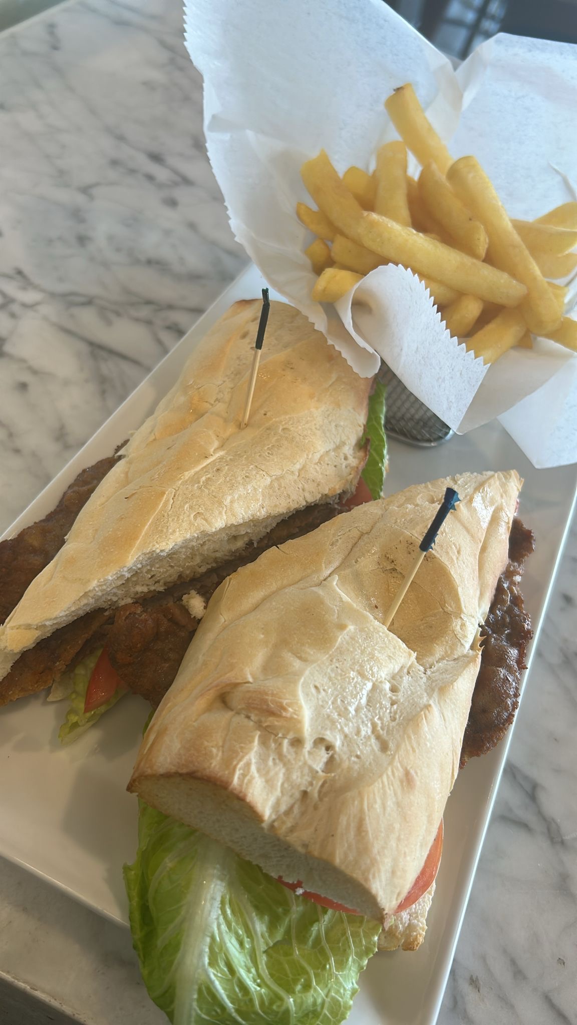 Milanesa Sandwich.