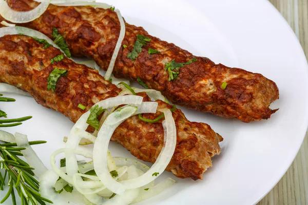 Chicken Seekh Kebabs (2pcs).
