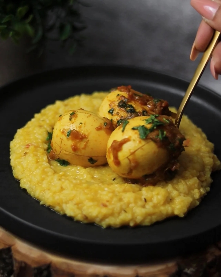 Eggs Kichuri " Eggs Biryani".