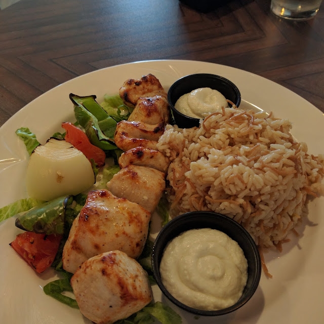 L. Shish Tawouk Platter.