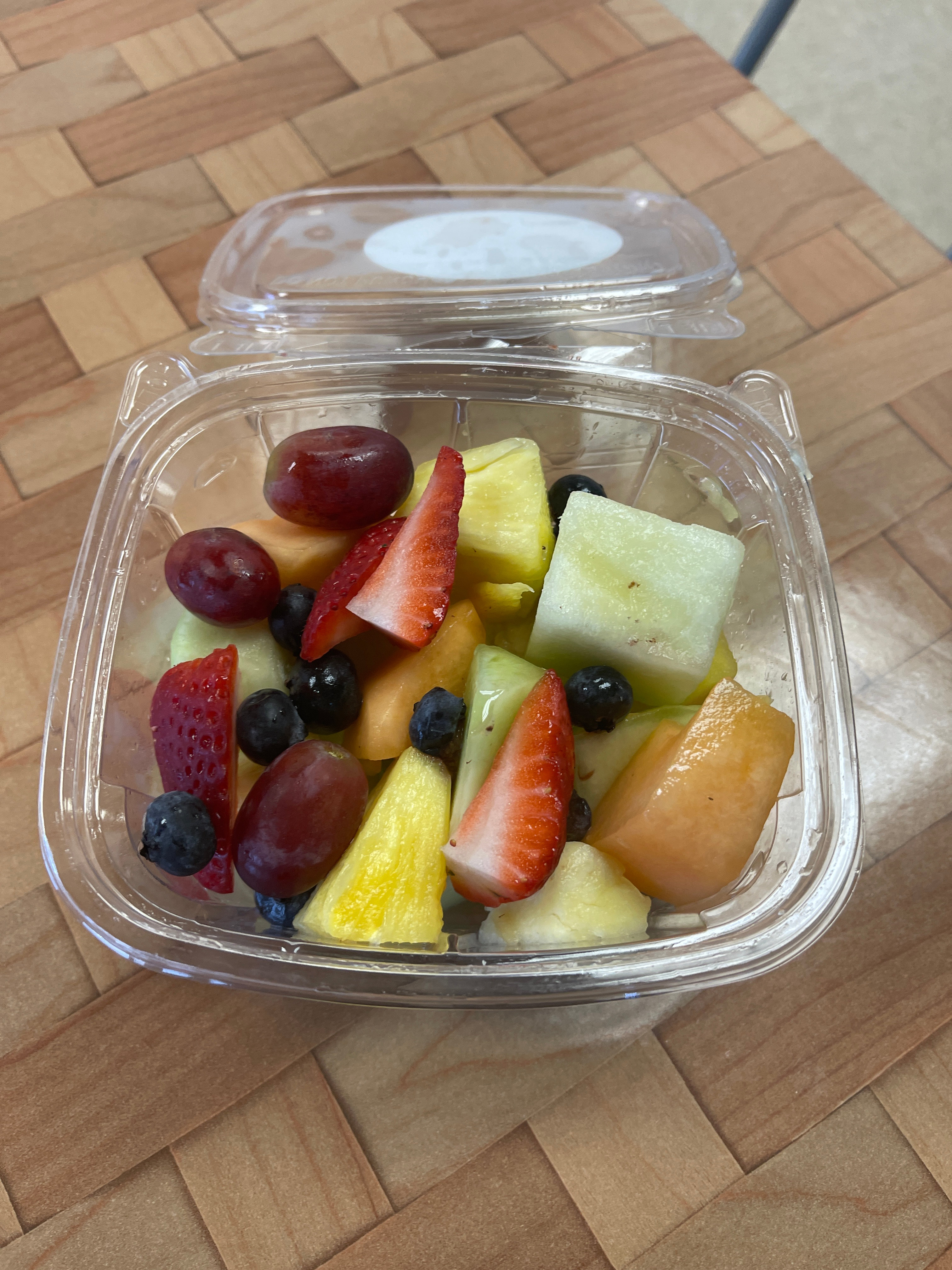 Fresh Seasonal Fruit Salad.