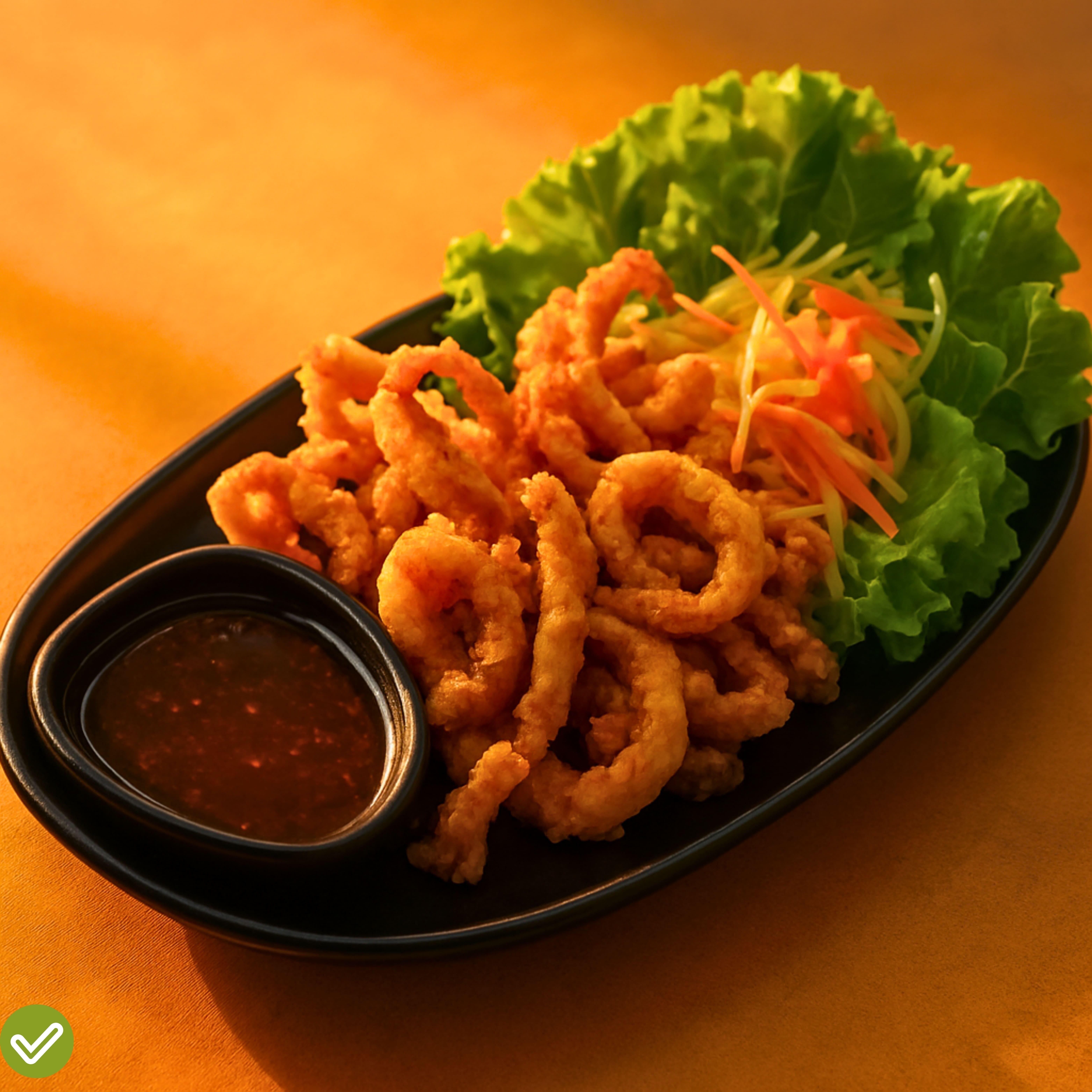 Fried Squid Legs (6 Pcs).