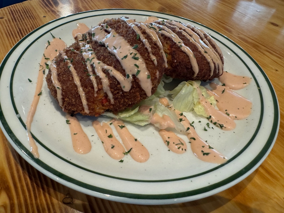 Crab Cakes.