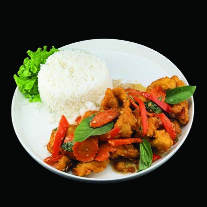 #30. Crispy Chicken Basil.