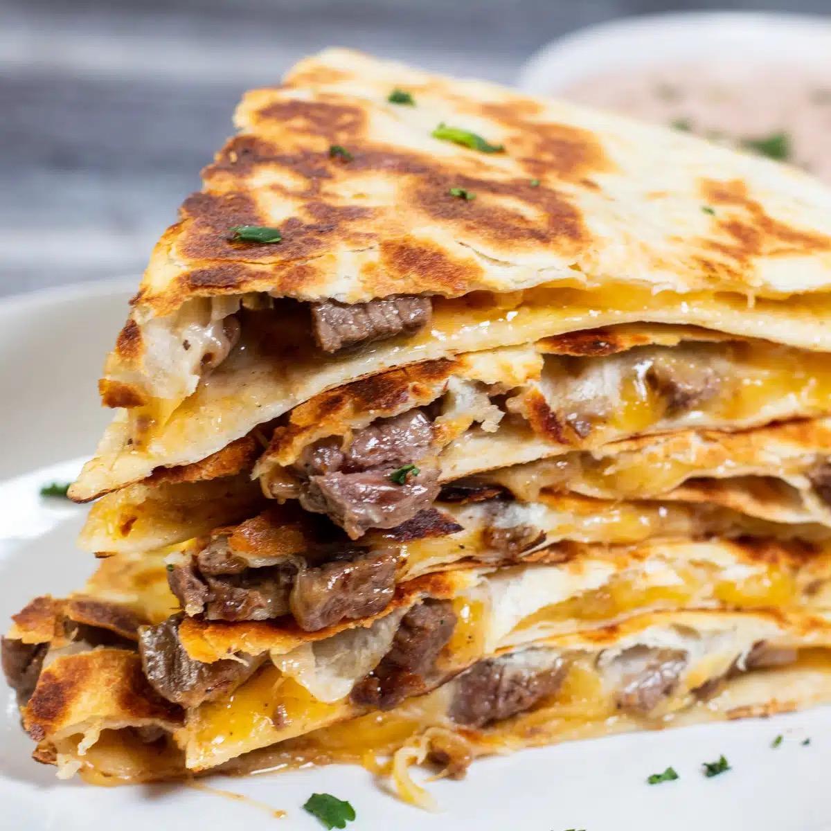 Ala Steak Quesadilla.
