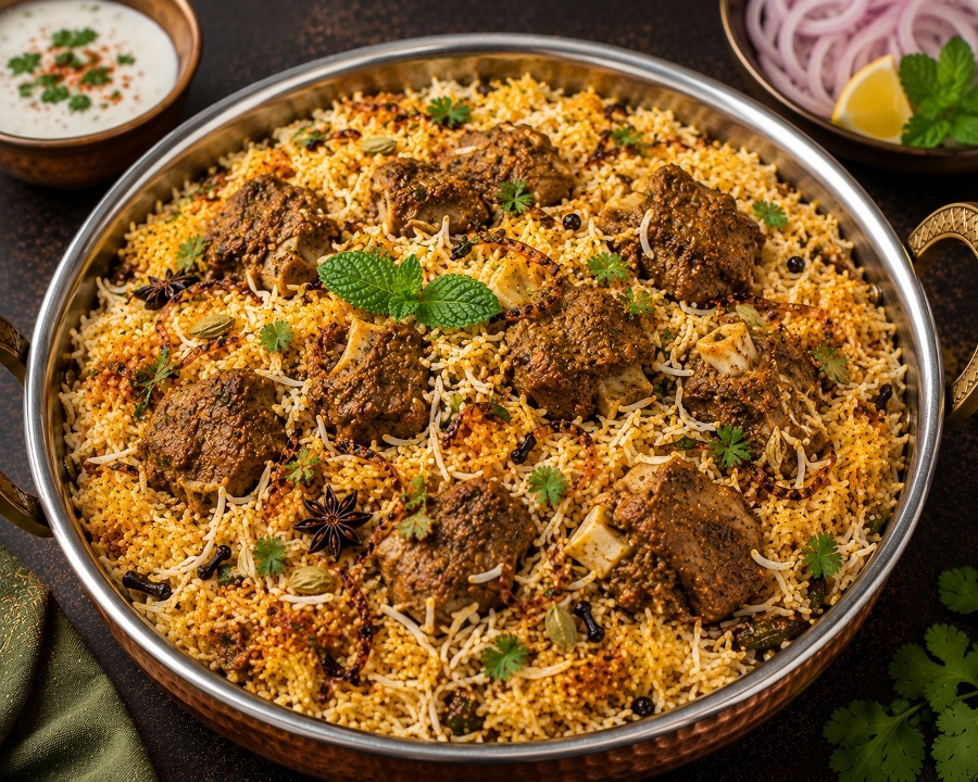 Lamb Biryani.