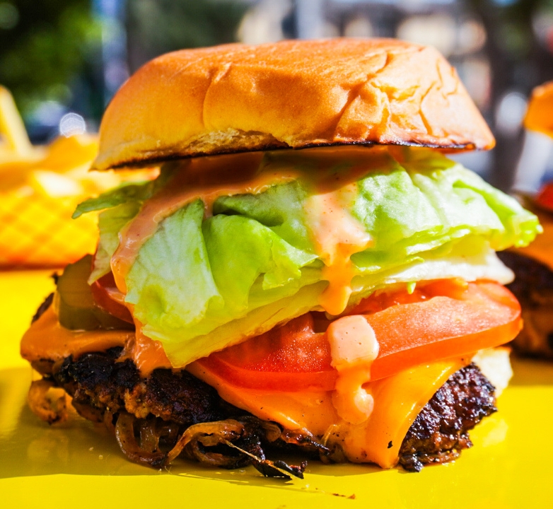 Single Smash Burger.