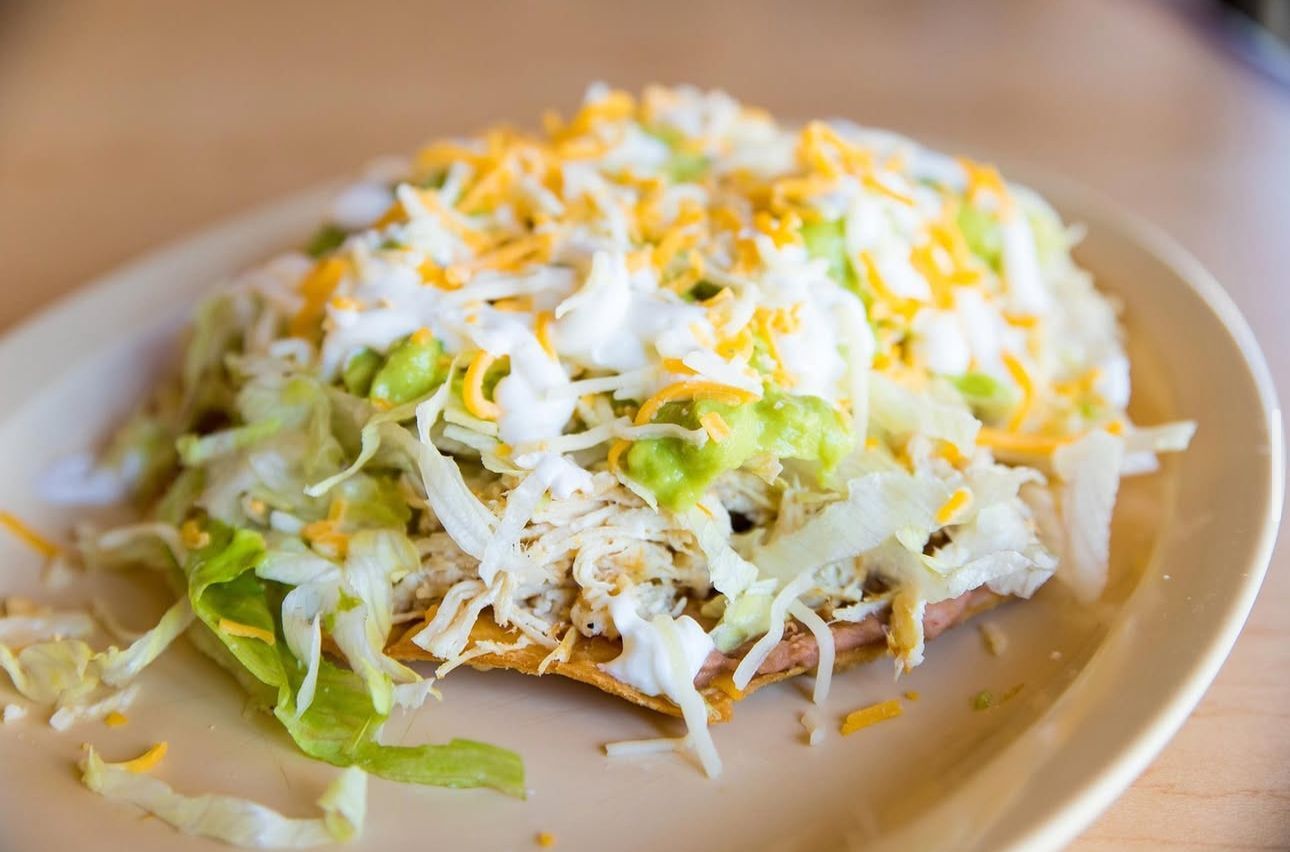 Flying Saucer Tostada.