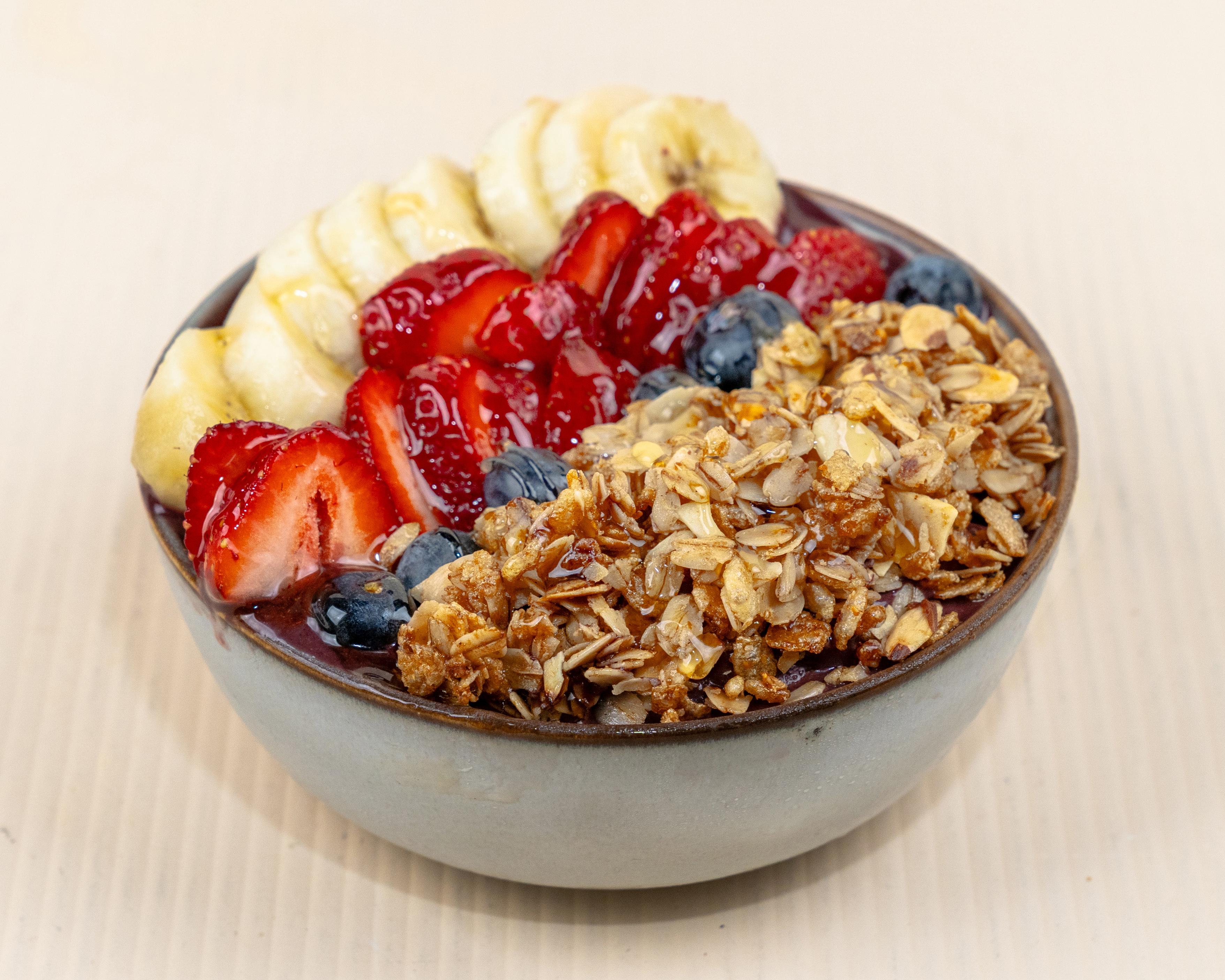 ACAI Banana Berry Bowl.