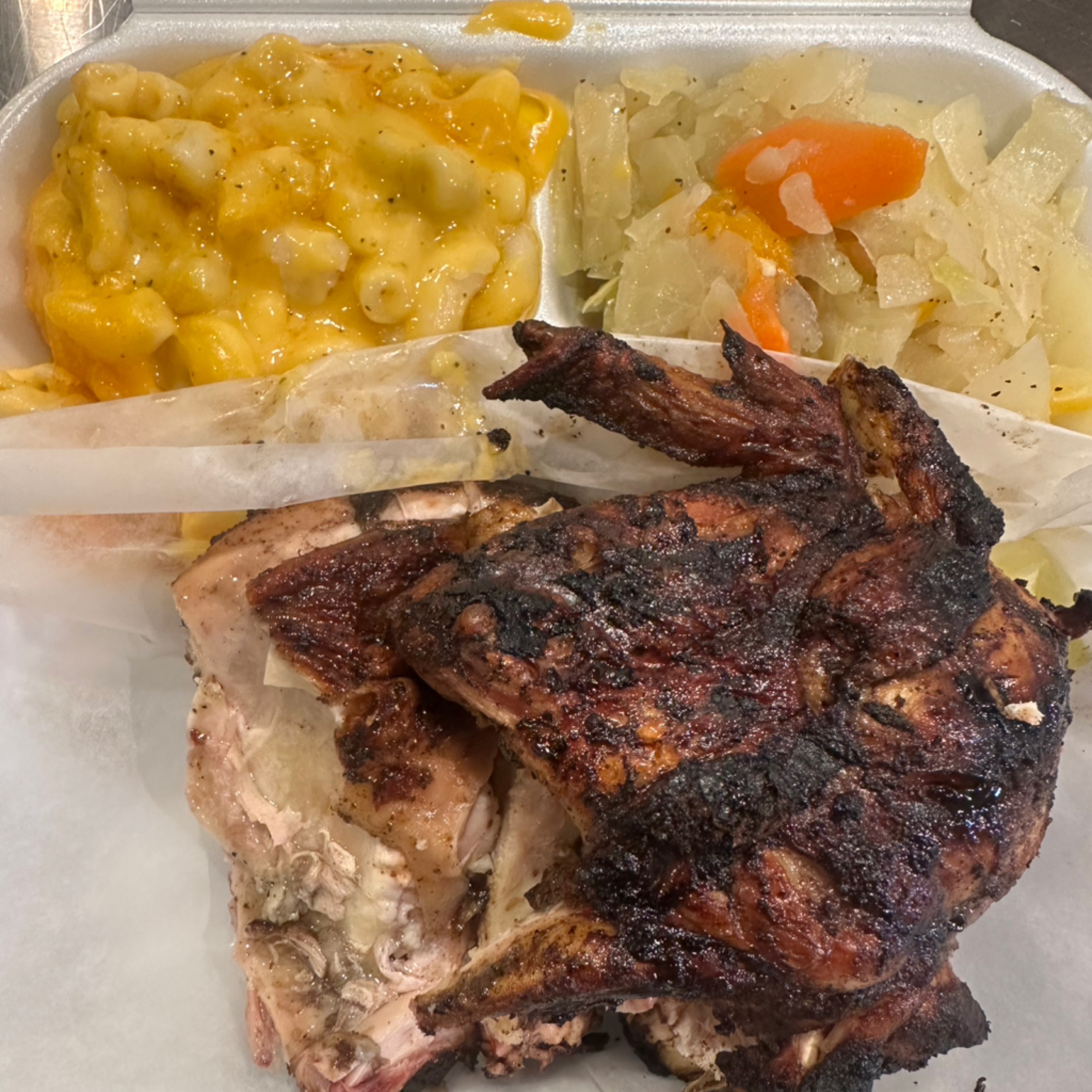 Jerk White Lunch.