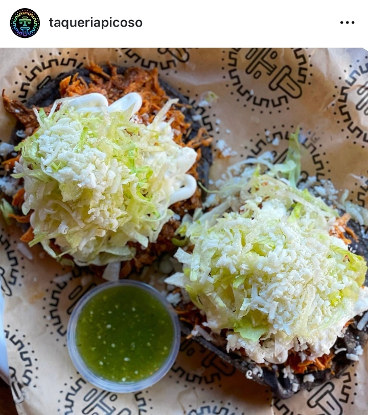 Chicken Tinga Tostadas.
