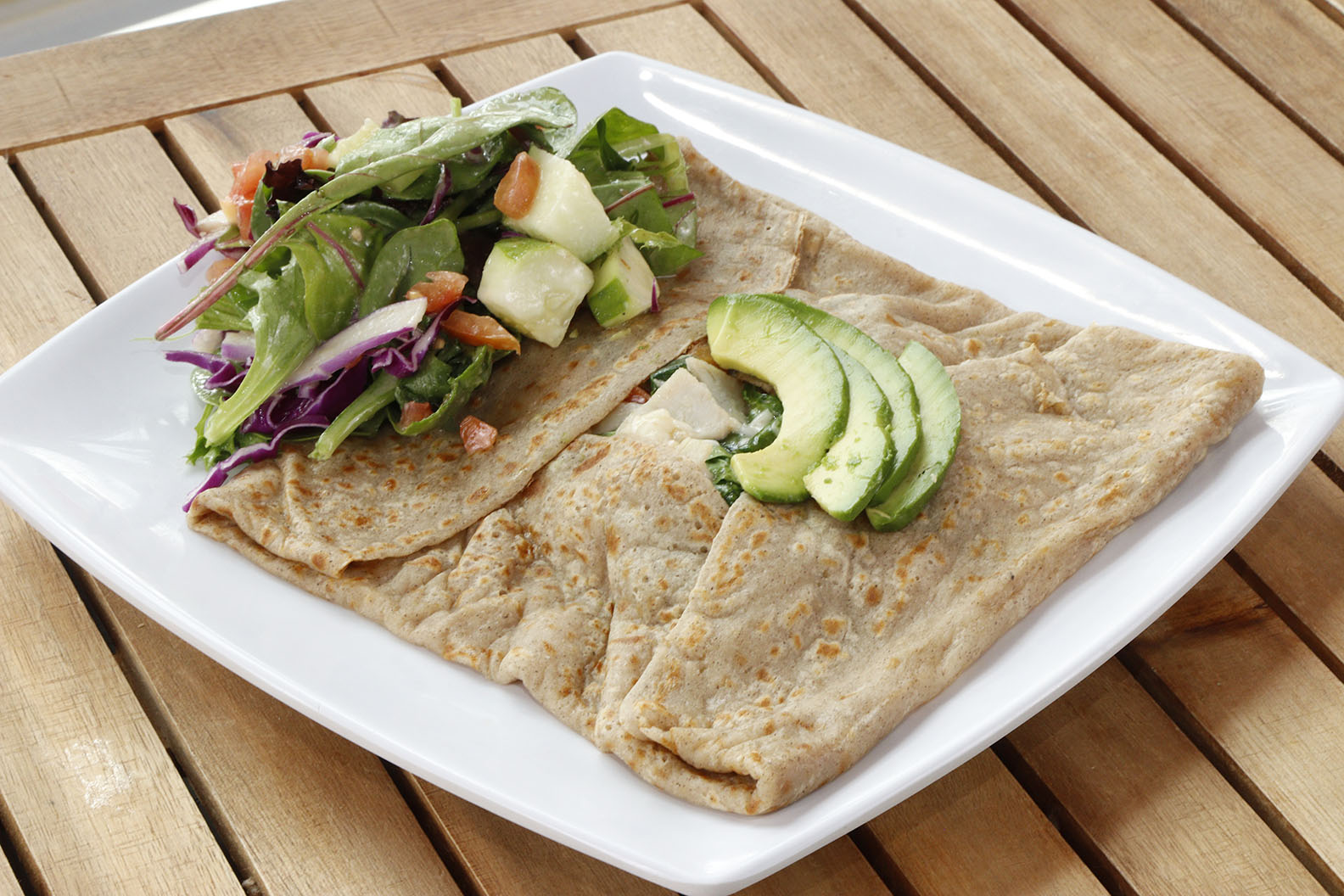 Turkey Avocado Crêpe.