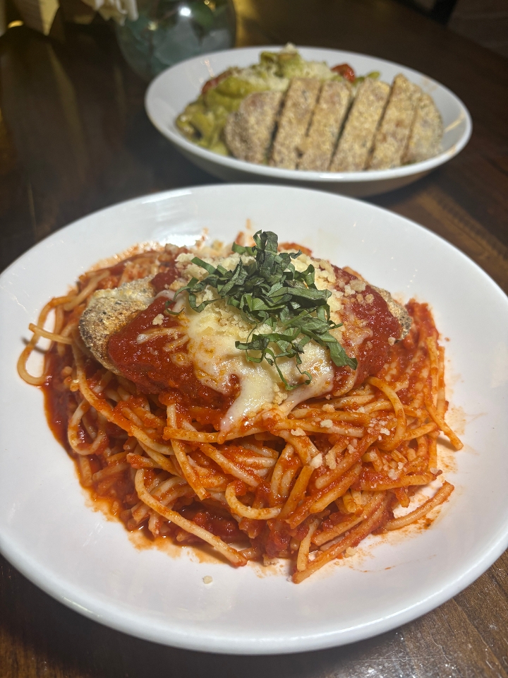 GF Chicken Parmesan.