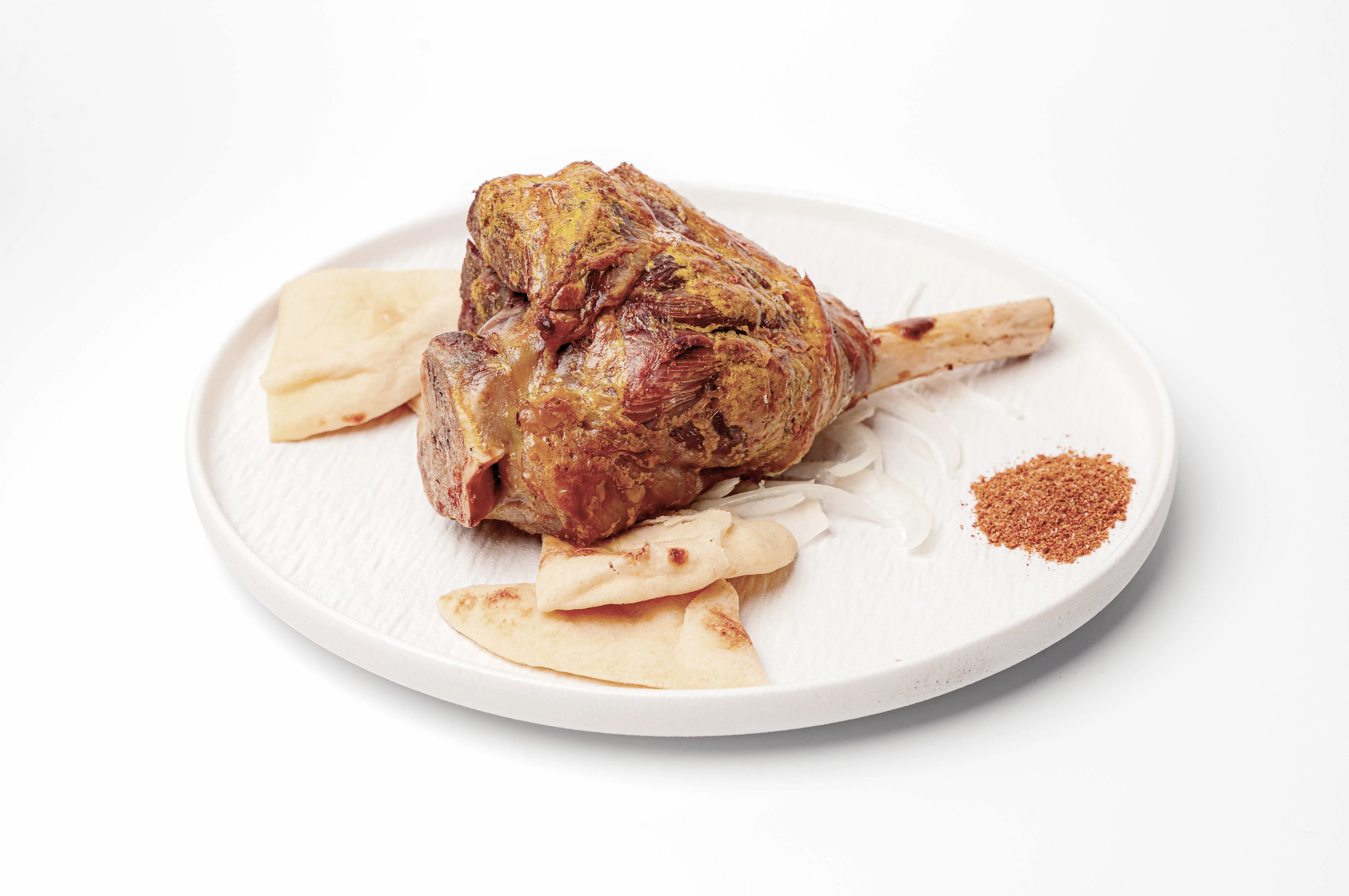 Uyghur Grilled Lamb Shank 维吾尔特色焖烤羊腿.