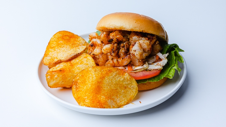 Shrimp Sandwich.