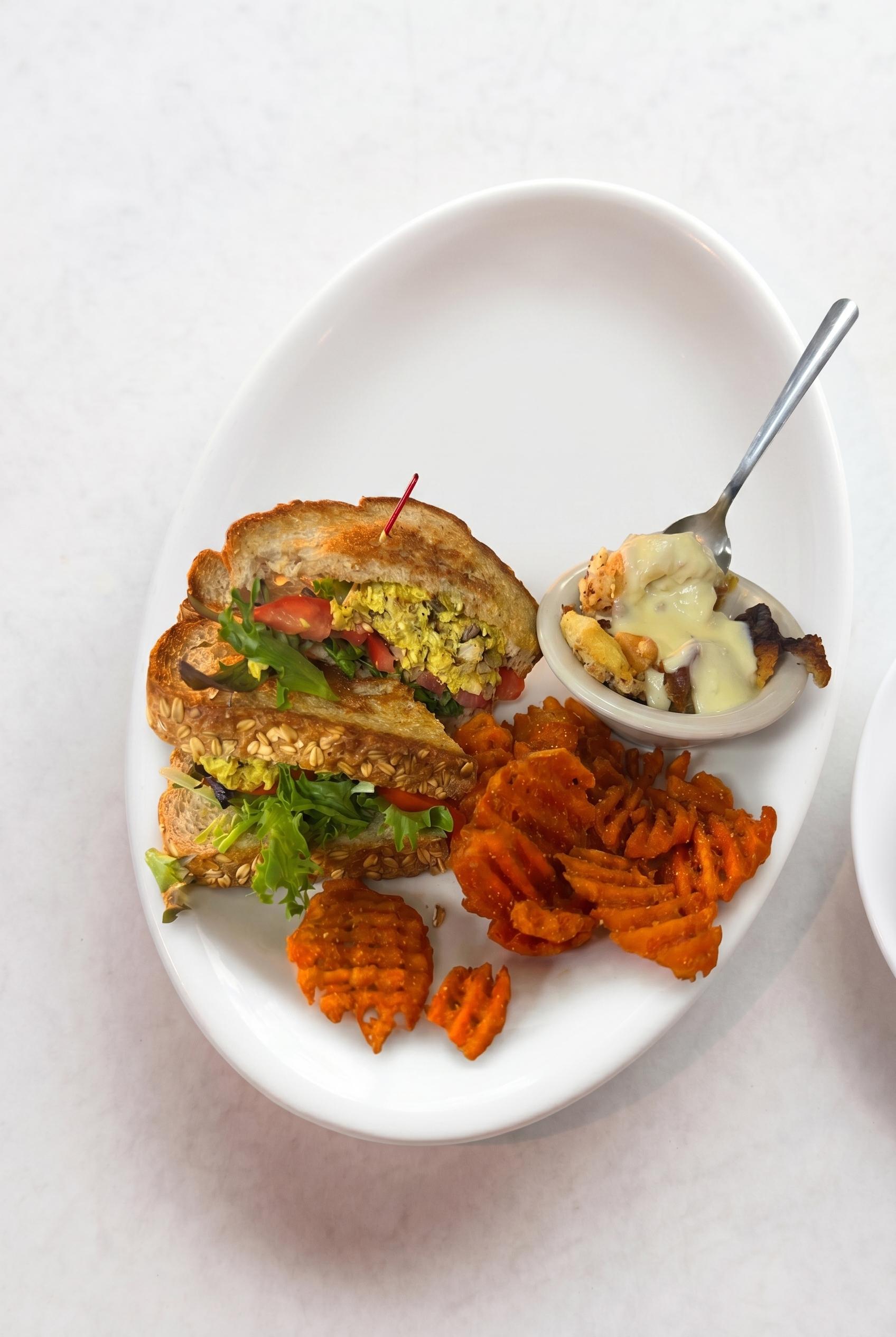 Curry Chicken Salad Sandwich.