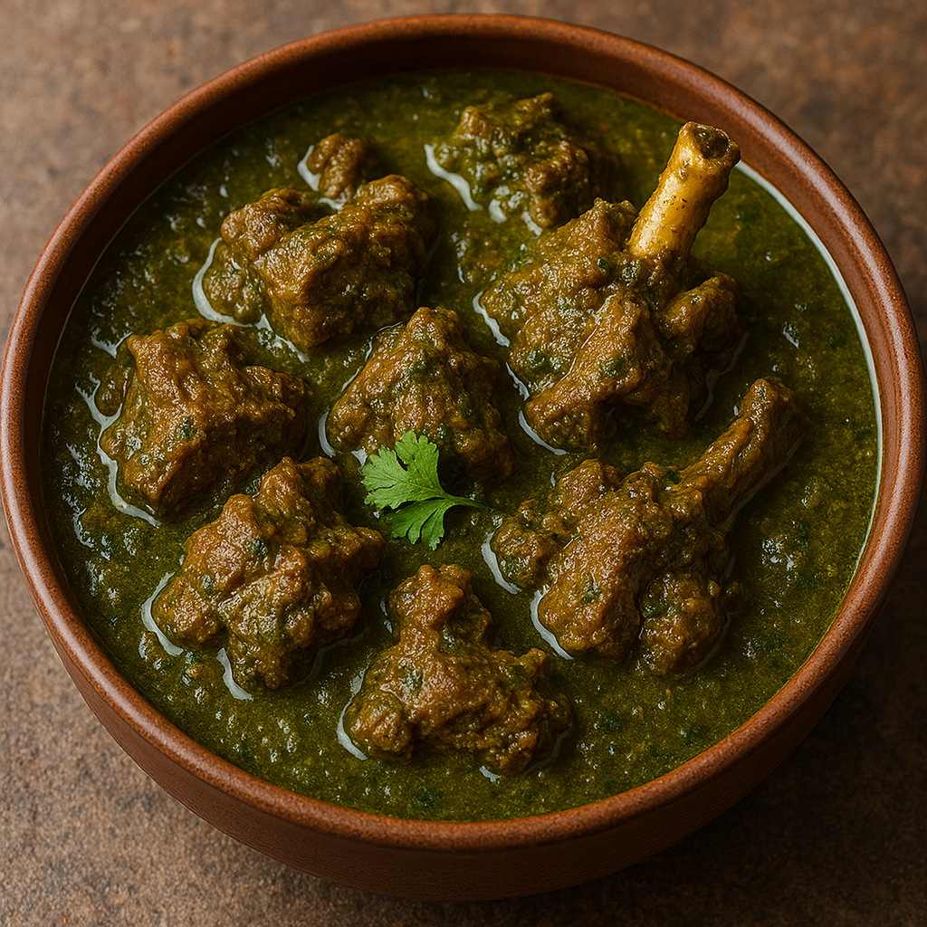Palak Goat Curry Combo.
