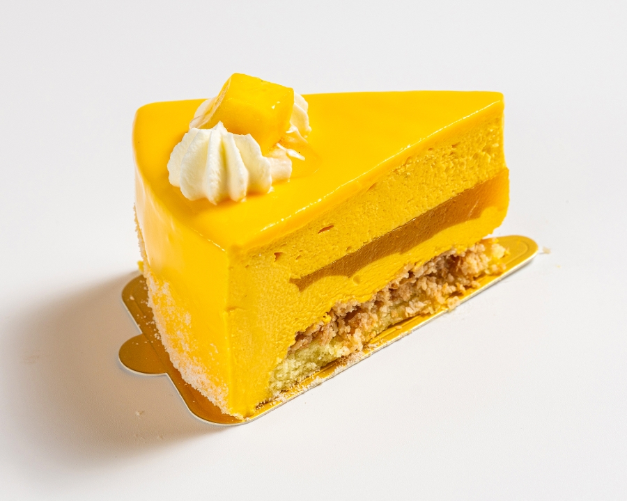 Mango Cake Slice.
