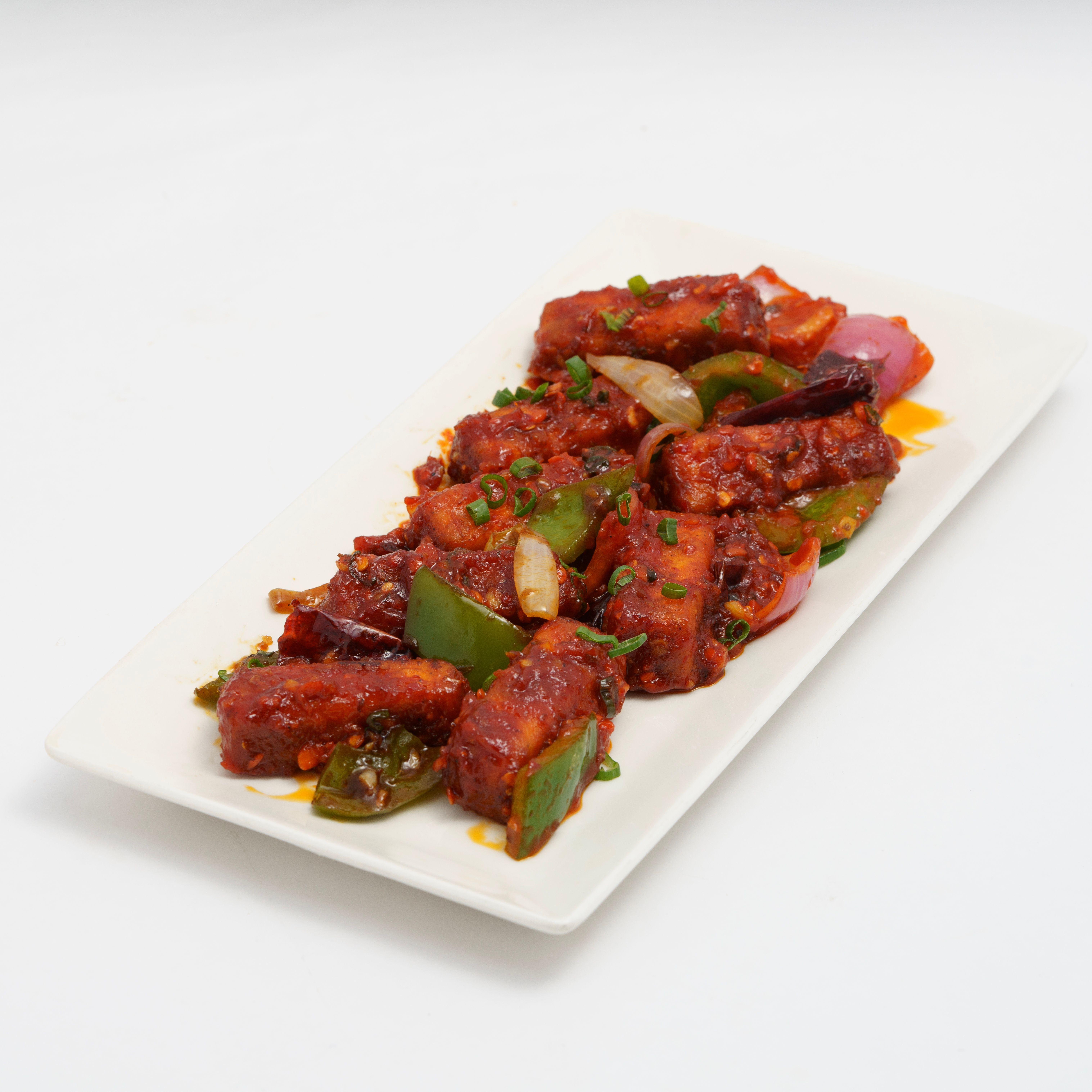 Baby Corn Manchurian.