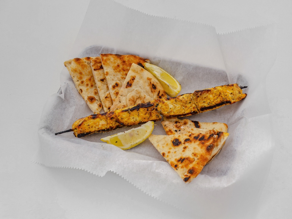 Chicken Kalamaki.