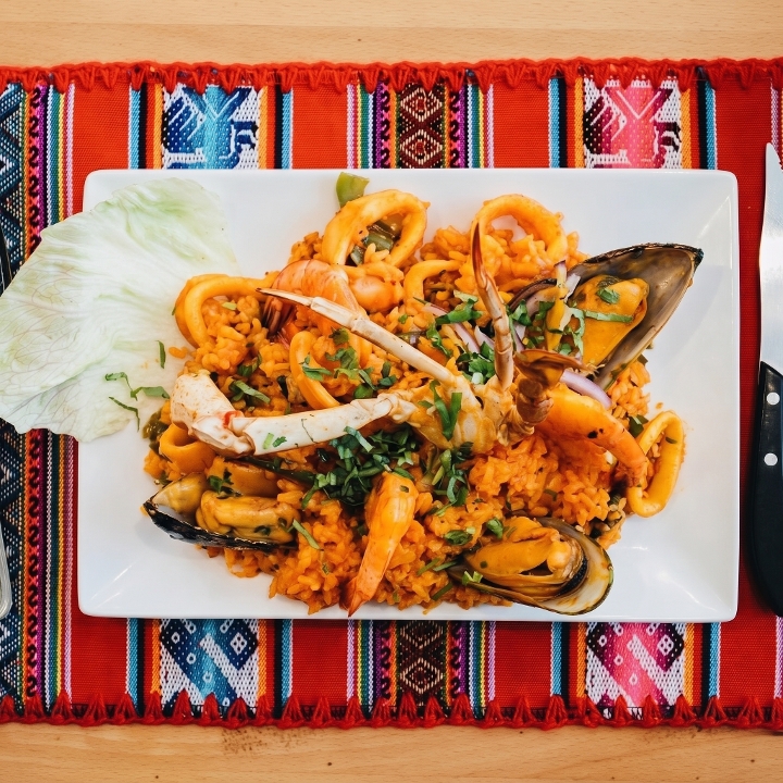 Arroz Con Mariscos.